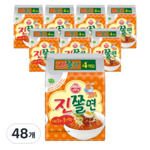 오뚜기 진쫄면, 600g, 48개