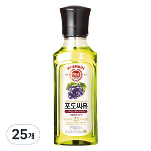 해표 포도씨유, 250ml, 25개