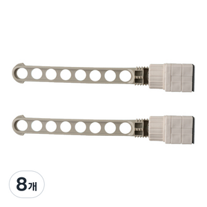 언니굿즈 여행용 실용옷걸이 건조대, 8개, 그레이