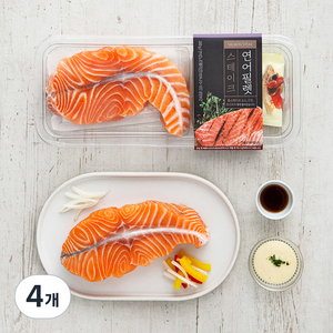 은하수산 노르웨이 연어필렛 스테이크용, 200g, 4개