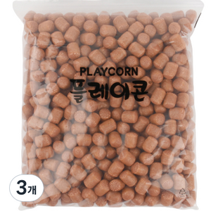 플레이콘 만들기재료 리필 500p, 갈색, 3개