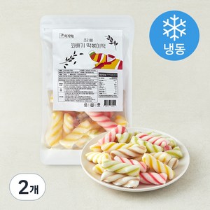 미지떡 조리용 꽈배기 떡볶이떡 (냉동), 500g, 2개