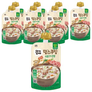 아이꼬야 맘스쿠킹 레토르트 이유식, 100g, 8개, 소불고기 진밥