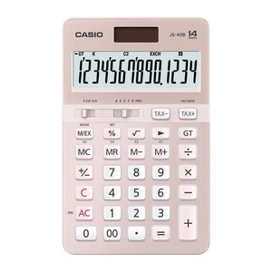 카시오 일반 계산기 JS-40B, 핑크, 1개