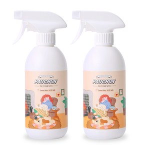 뽀숑하우스 반려동물 탈취제 포근한 낮잠, 500ml, 2개