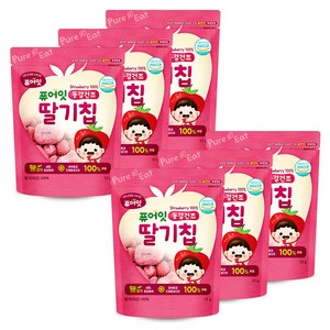 퓨어잇 동결건조 과일칩, 12g, 6개