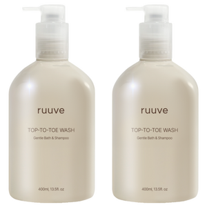 러베 히알루론 탑투토 워시, 2개, 400ml