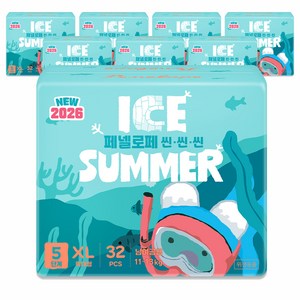 페넬로페 아이스 썸머 팬티기저귀 남여공용, 5단계, 256매