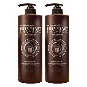닥터방기원 맥주 효모 탈모증상 완화 샴푸, 1L, 2개