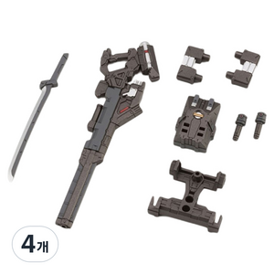 코토부키야 헥사기어 1/24 거버너 웨폰즈 컴뱃 어설트 01 프라모델 전장 87mm HG094, 4개