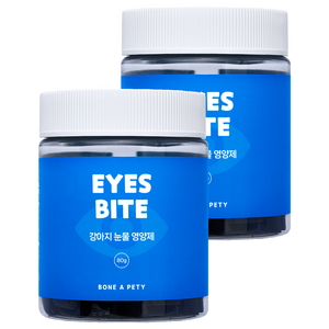 본아페티 강아지 바이트 영양제, 80g, 눈물개선/눈건강, 2개