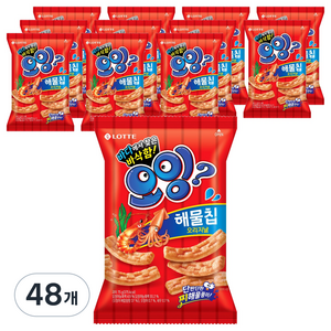 롯데웰푸드 오잉 해물칩 오리지날, 75g, 48개