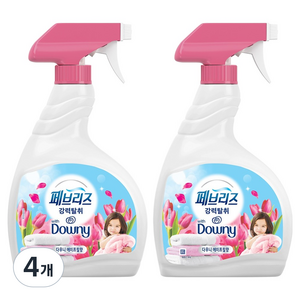 페브리즈 섬유탈취제 다우니 에이프릴향 본품, 880ml, 4개