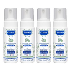 무스텔라 폼 포 뉴 본 유아샴푸, 150ml, 4개