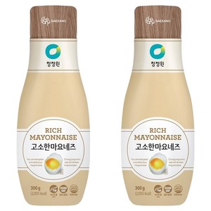 청정원 고소한 마요네즈, 300g, 2개