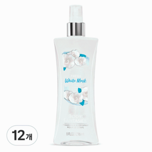 바디판타지 프래그런스 바디 스프레이 프레시화이트머스크, 236ml, 12개