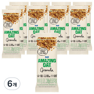 어메이징오트 그래놀라 오리지널 10p, 300g, 6개