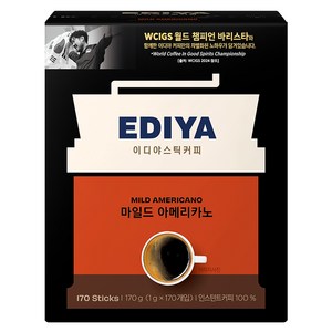 이디야 마일드 아메리카노 원두커피믹스, 1g, 170개입, 1개