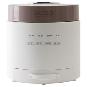 오쿠 미니 서랍형 저당질 밥솥, 화이트, OCR-LS500WH