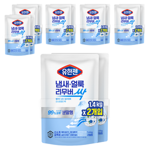 유한젠 냄새얼룩리무버 분말, 1.4kg, 12개