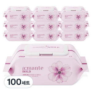 amante 유아용 볼드 물티슈 캡형, 75g, 72매, 100세트