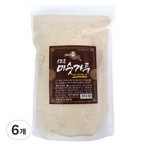 지리산 착한농부 12곡 미숫가루, 1kg, 6개