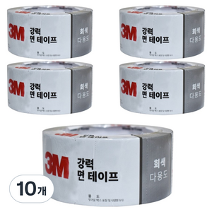 쓰리엠 다용도 강력 면 테이프 회색 46mm x 10m, 10개