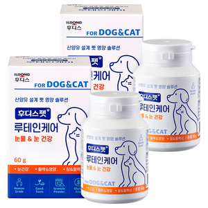 후디스펫 반려동물 영양제, 60g, 눈물개선/눈건강, 2개