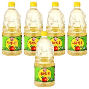 오뚜기 사과식초, 1.5L, 5개