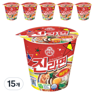 오뚜기 진라면 컵 매운맛 65g, 90개