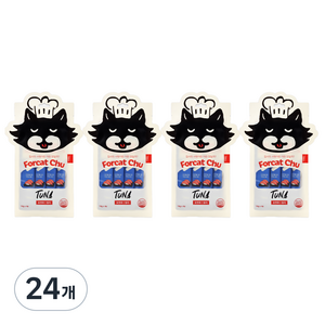 닥터펠리스 고양이 포캣츄 짜먹는 간식 4p, 참치, 56g, 24개