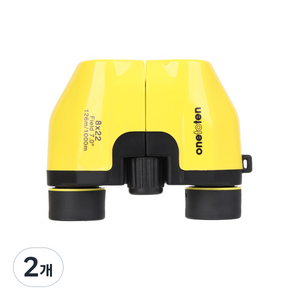원투텐 8x22 쌍안경 Yellow, 8배, 2개