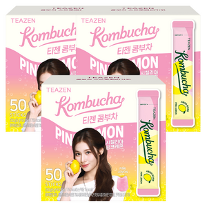 티젠 콤부차 시칠리아 핑크레몬, 5g, 50개입, 3개