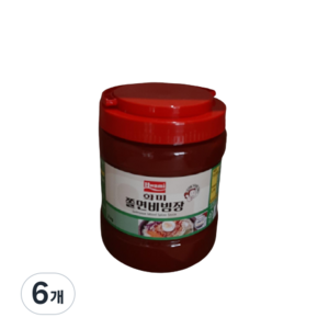 화미 쫄면 비빔장 기타소스, 2kg, 6개