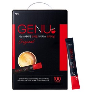 제누 스테비아 단백질 커피믹스 오리지널, 9.8g, 100개입, 1개