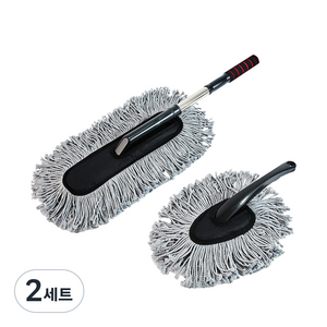 불스원 퍼스트클래스 초극세사 2in1 먼지털이개 세트, 2세트