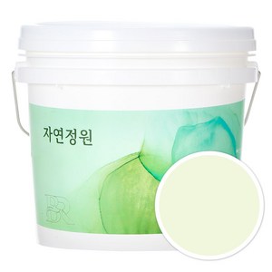 자연정원 친환경 셀프 벽지 페인트 규조토 황토 곰팡이 결로방지, BR055 화이트 민트, 18L, 1개