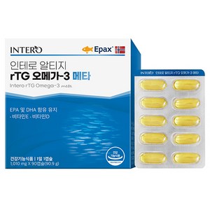 인테로 알티지 rTG 오메가 3 메타, 90정, 1개