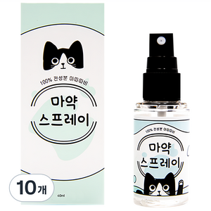 정글몬스터 고양이 마약스프레이, 마따따비, 40ml, 10개