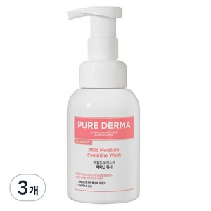 온더바디 퓨어더마 모이스처 여성청결제, 300ml, 3개