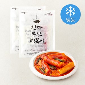 오마뎅 진짜 부산 떡볶이 (쌀떡) (냉동), 352g, 2개