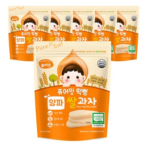 퓨어잇 떡뻥 쌀과자, 양파, 30g, 6개