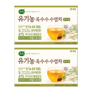 순작 유기농 옥수수수염차, 1.5g, 80개입, 2개