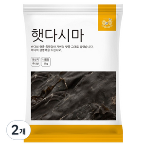 해농 햇다시마, 1kg, 2개