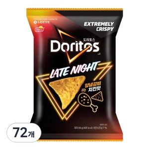 도리토스 양념갈비치킨맛, 84g, 72개