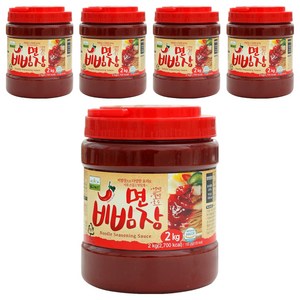 칠갑농산 면비빔장, 2kg, 5개
