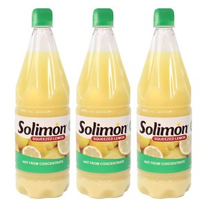솔리몬 스퀴즈드 레몬즙, 1L, 3개