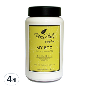 라인하이트 퍼퓸 아로마 입욕제 마이 부, 380g, 4개