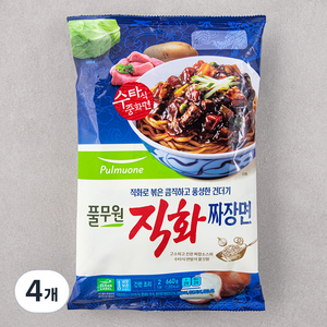 풀무원 직화짜장면 2인분, 660g, 4개