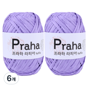 마마니트 프라하 뜨개실, 20 파스텔보라, 6개